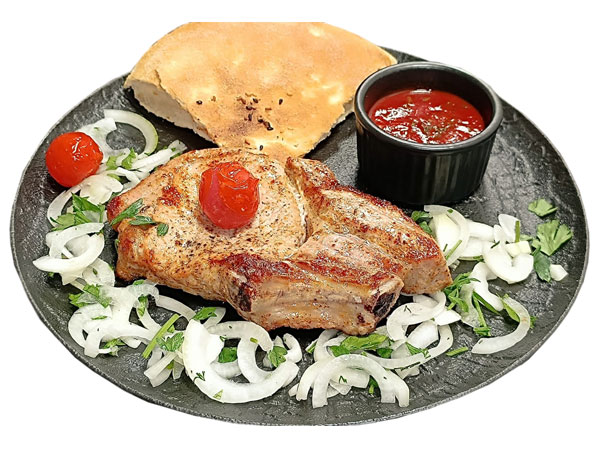 Купить с доставкой Свиная корейка на мангале в Лисках